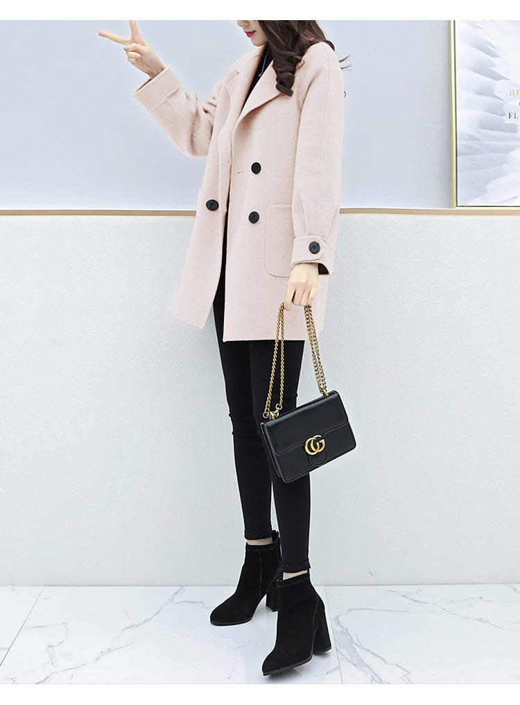 呢子韩版双面大衣旗舰店,女童呢子大衣韩版爆款