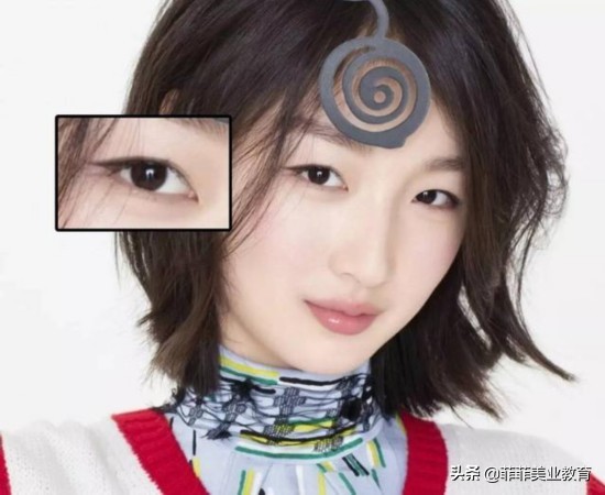 单眼皮眼睛放大的眼妆教程简单,初学者单眼皮眼妆教程肿眼泡