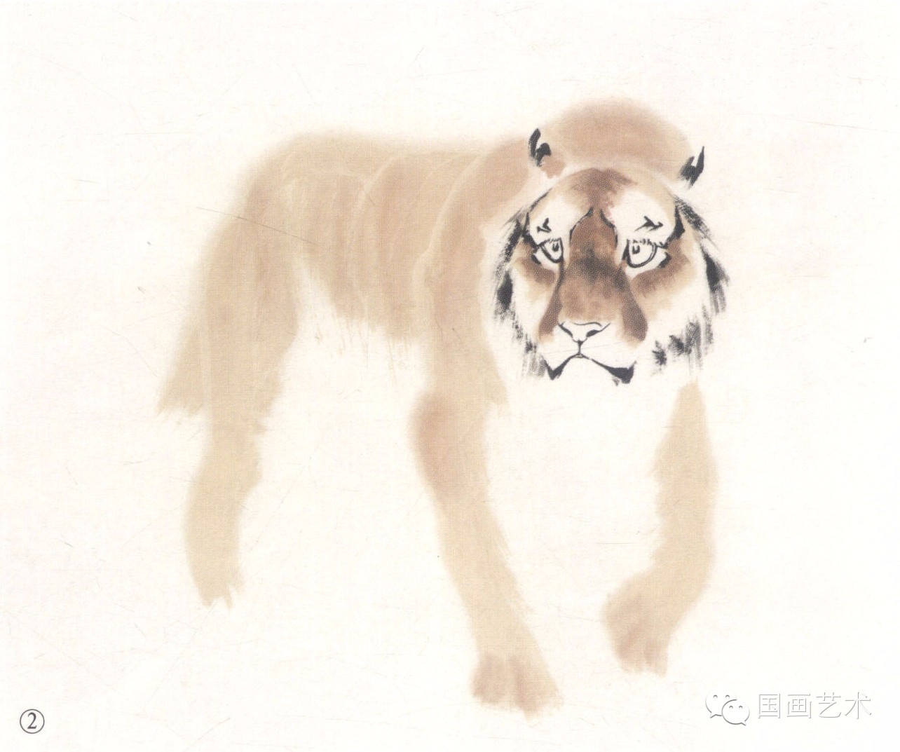 写意画虎教程,写意虎的十种方法