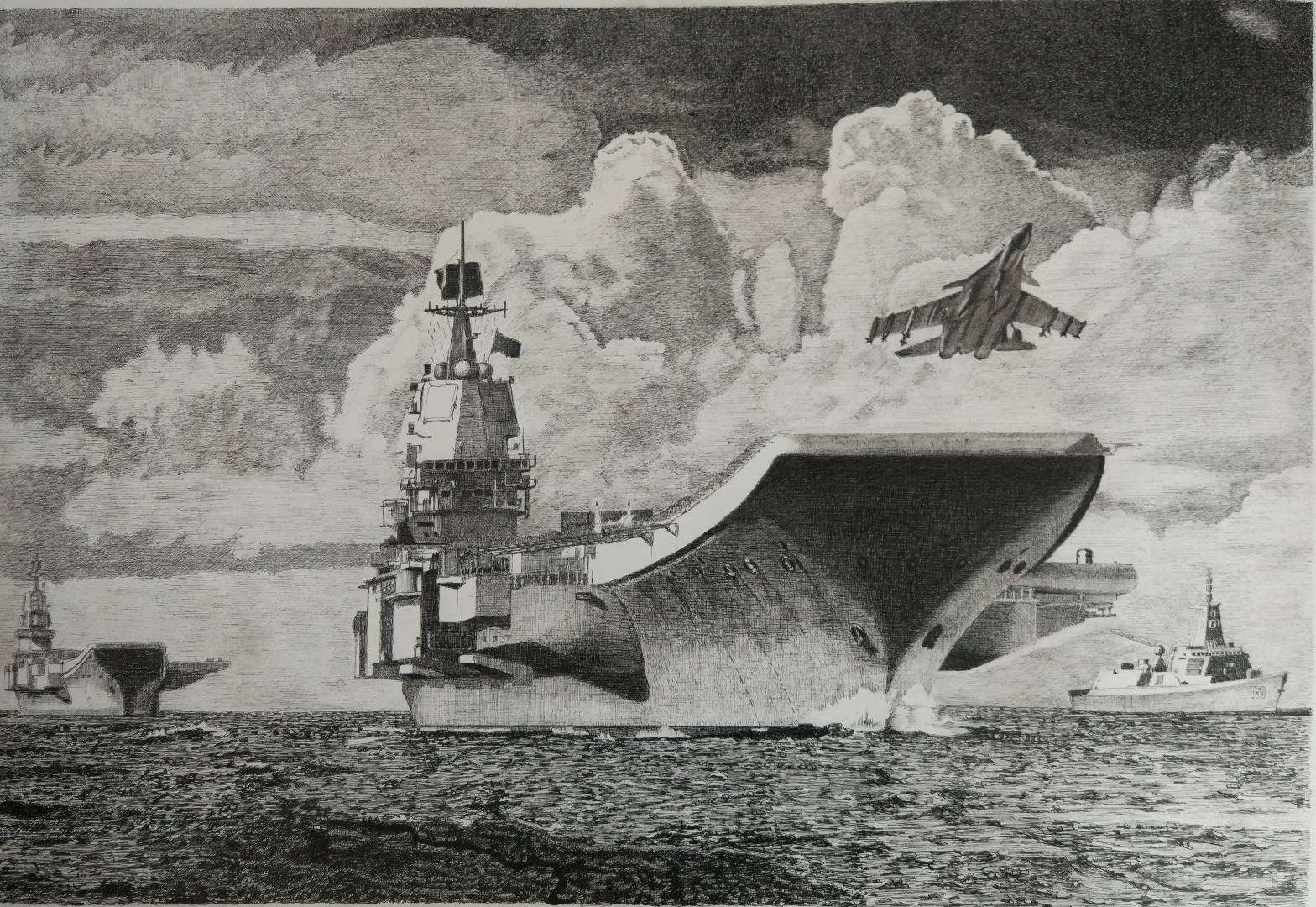 情系山水画作品,情系沈阳