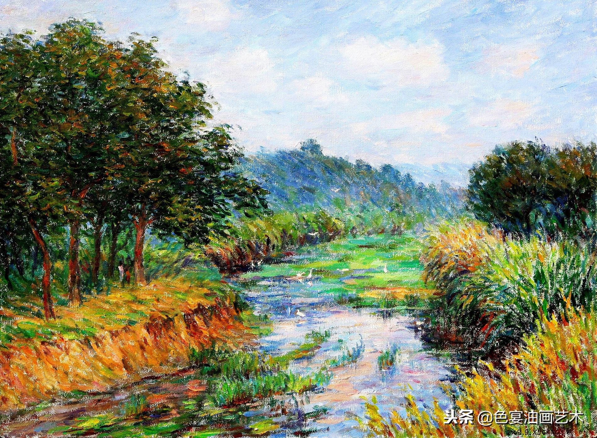 俄罗斯油画大师风景油画教程视频,油画大师油画风景创作教学视频