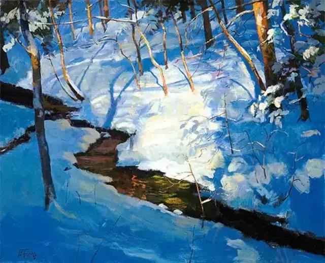 100张油画风景欣赏每一张都是顶配,100张风景油画初学者临摹