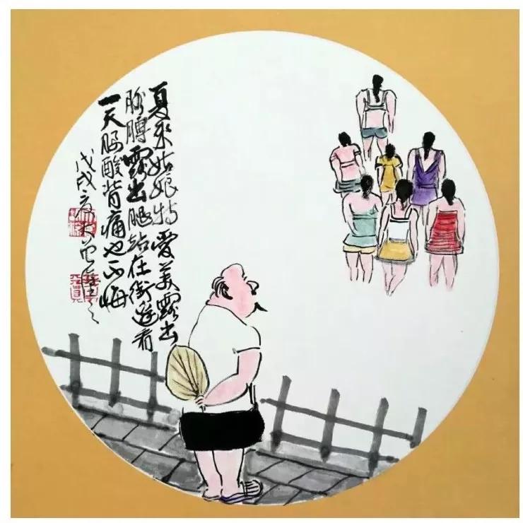 打油诗5字搞笑幽默风趣,漫画配打油诗欣赏