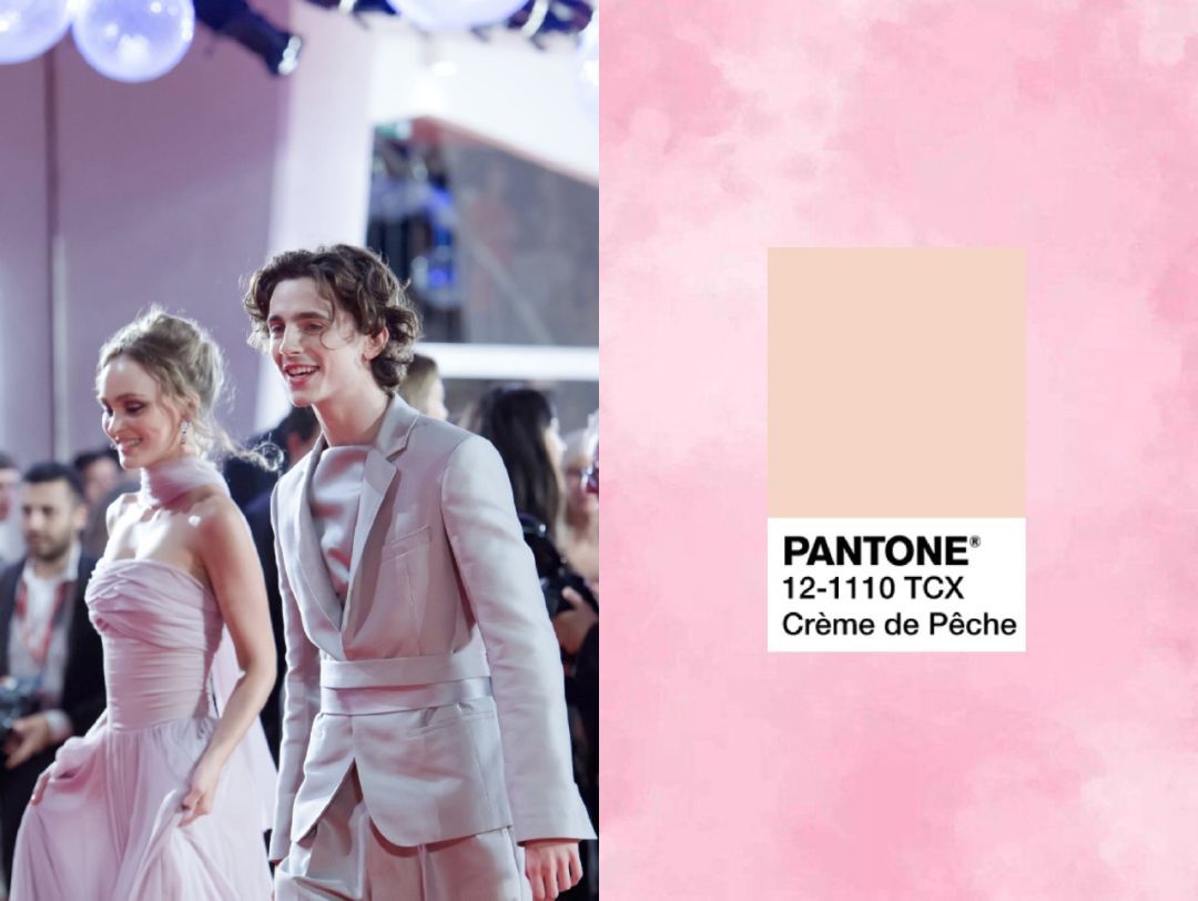 发色2020流行色蜜桃粉 (渐变蜜桃粉秋冬)