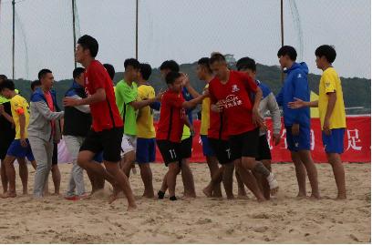 普陀山大赛,舟山普陀山第三届女子沙滩足球