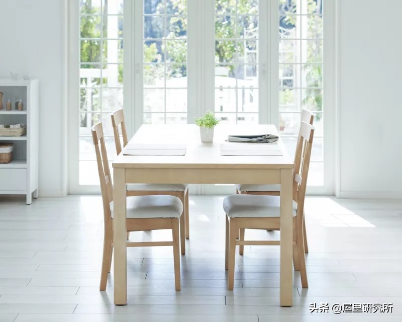 餐桌椅组合小户型家用现代简约,极简小户型餐桌椅推荐