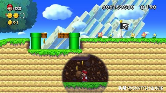 switch超级马里奥兄弟u怎么翻跟头,switch马里奥u新手教程