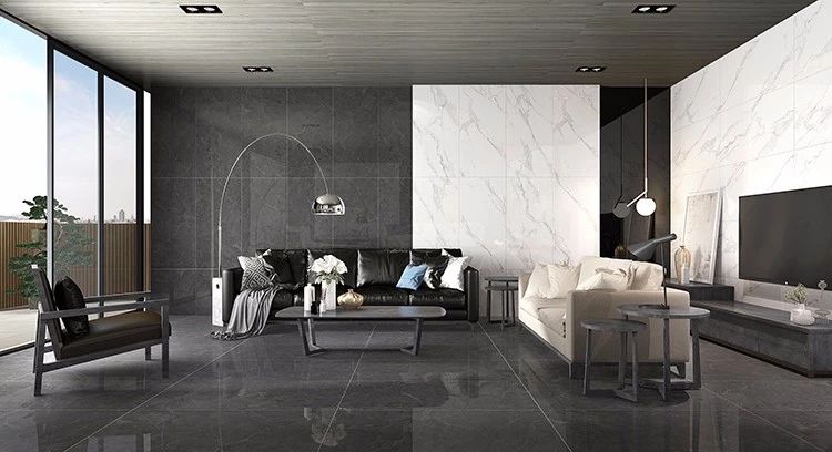 大理石轻奢风格图片,大理石现代轻奢整体效果