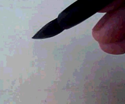 为什么不能为了写的像原帖而用勾描填画的回锋法去做字？