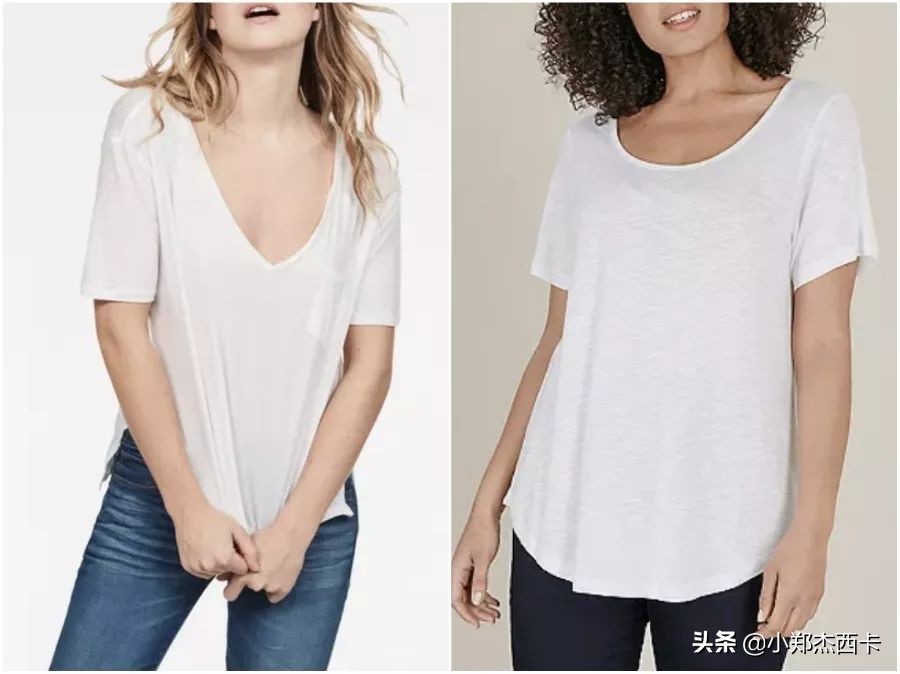 白tee怎么穿不透,版型好看的白tee
