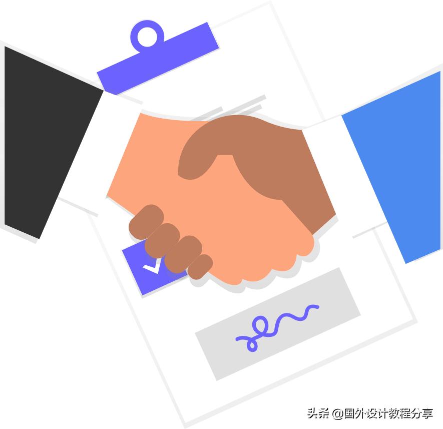 扁平矢量插画教程,矢量扁平插画怎么画