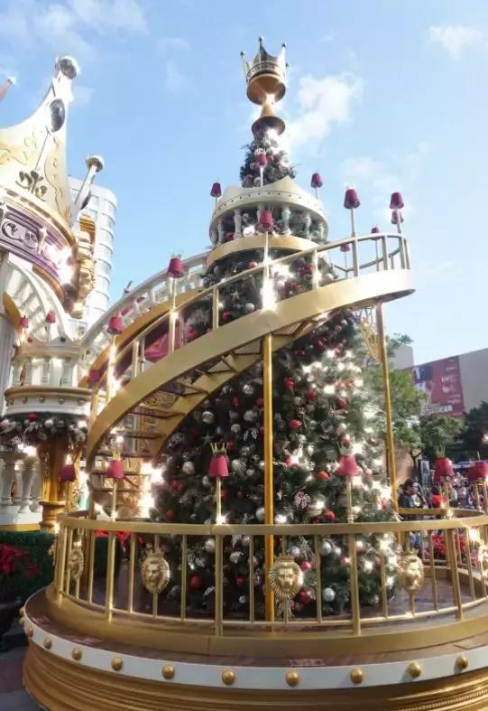 香港海滨长廊圣诞节,香港圣诞打卡地唯美视频