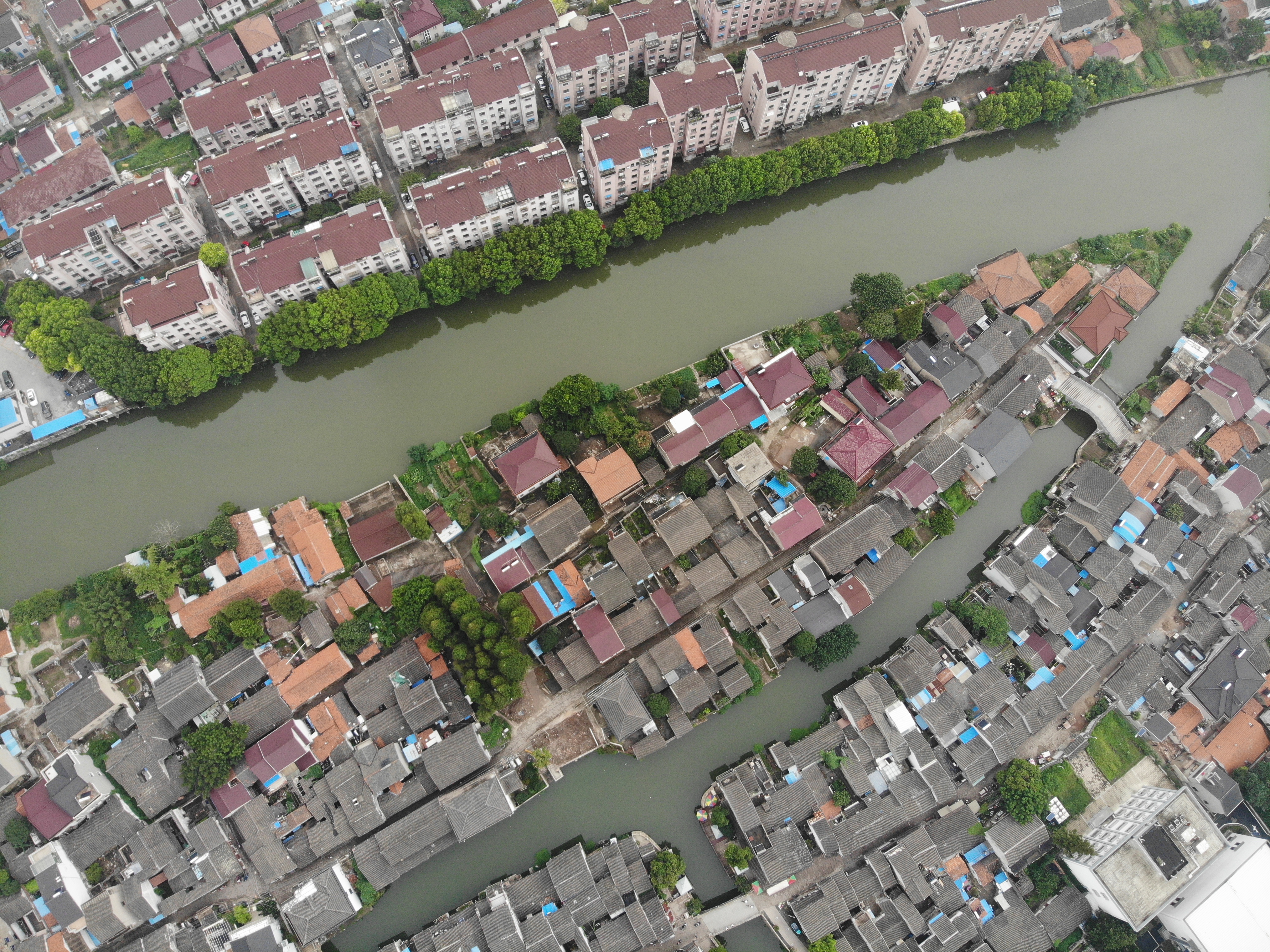 太仓港沙溪古镇,一河两岸的古镇
