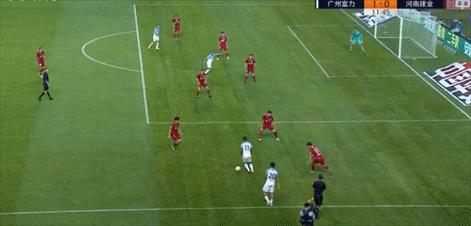 河南建业3比2战胜广州富力集锦,河南神锋