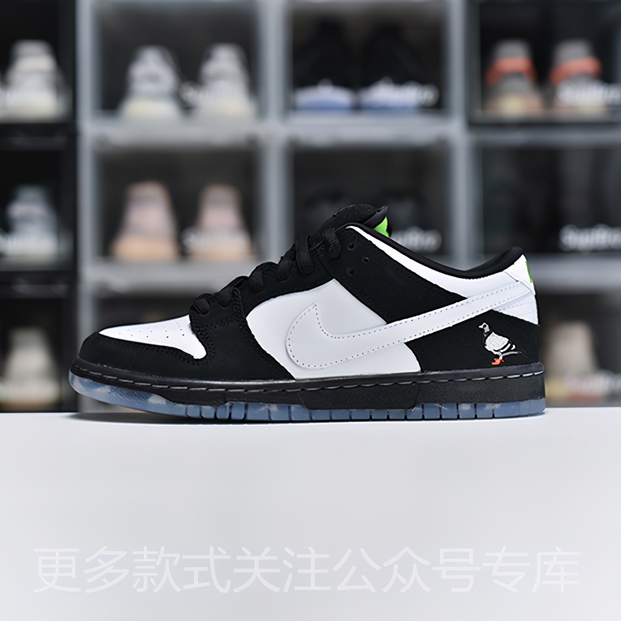 dunksb鸽子熊猫,耐克sbdunk黑白熊猫真假