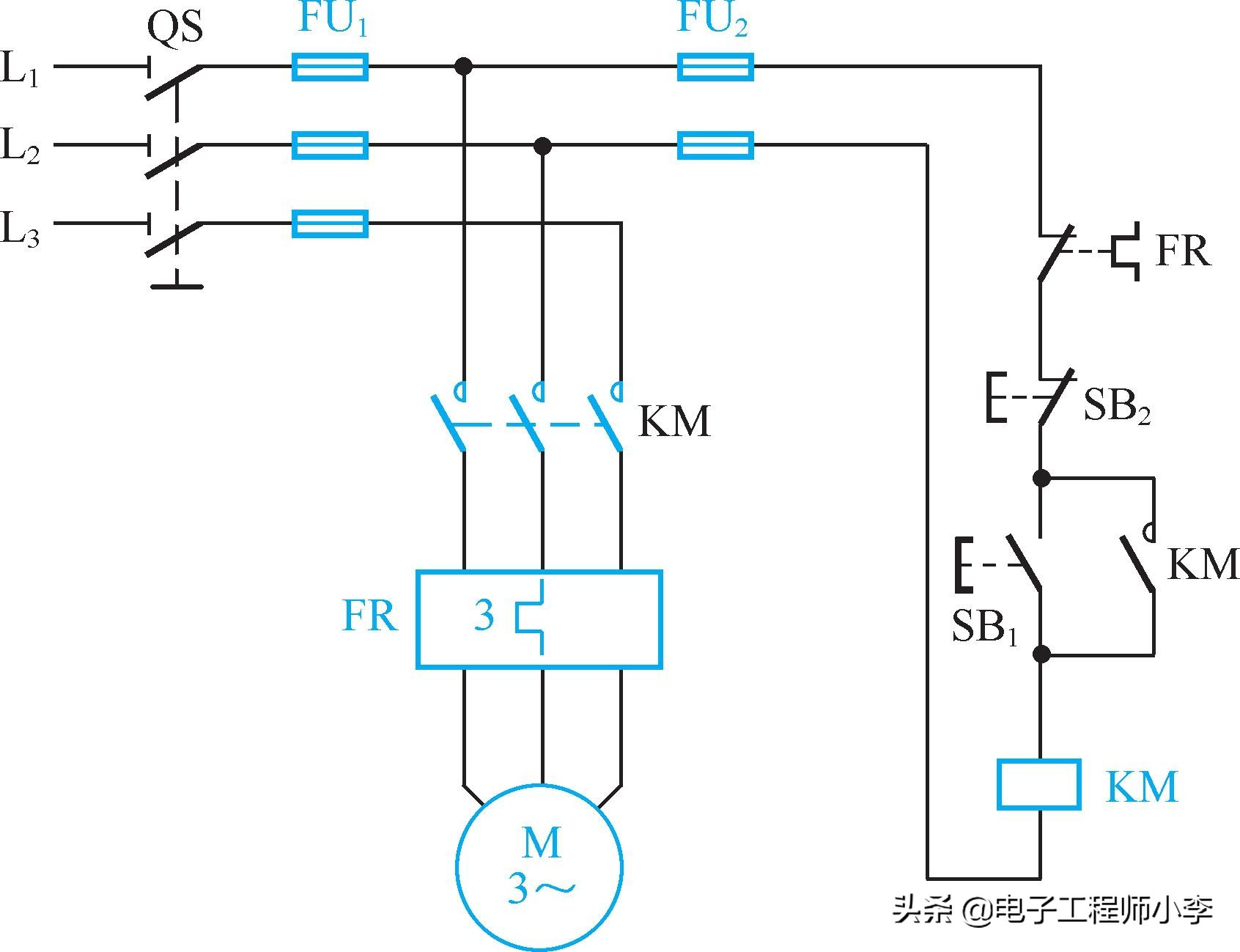 三相异步电动机控制线路检修方法,图解电动机控制电路故障处理200例