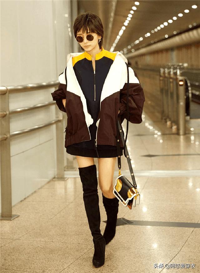 小个女生怎么穿更显高?快向王子文、沈月取经,会穿比例就是好