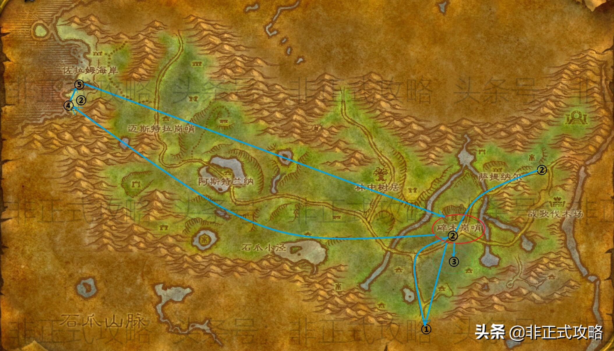 魔兽世界怀旧服1-60级任务路线,魔兽世界部落灰谷练级