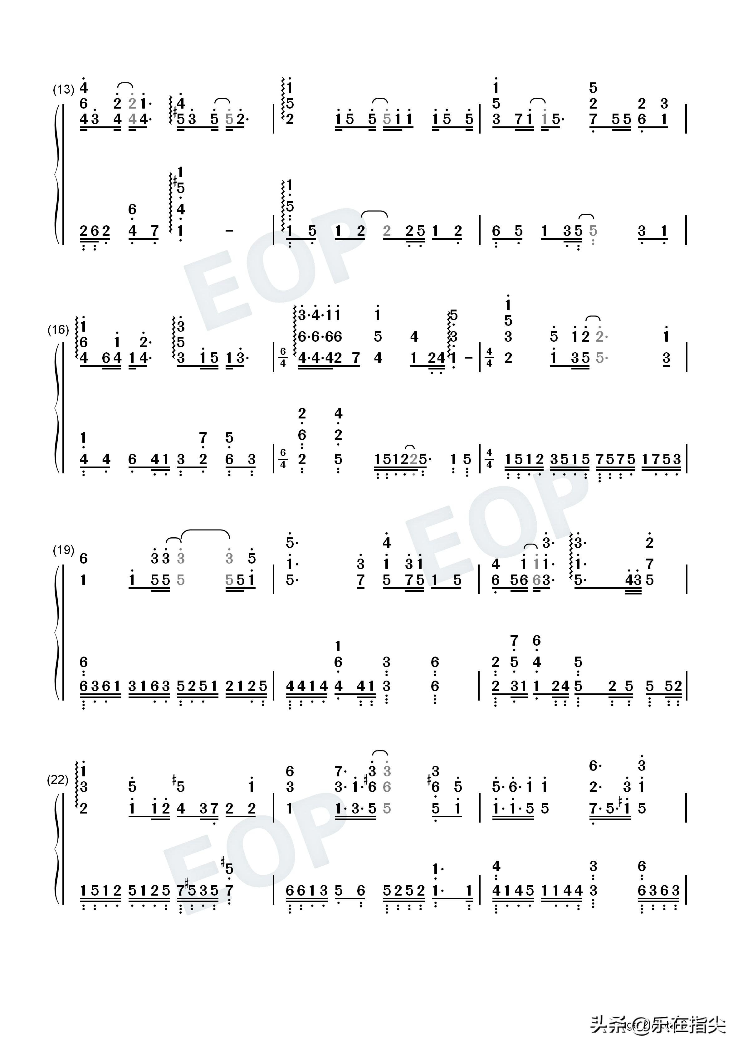 雪花落下钢琴曲五线谱,冰糖炖雪梨雪花落下简谱