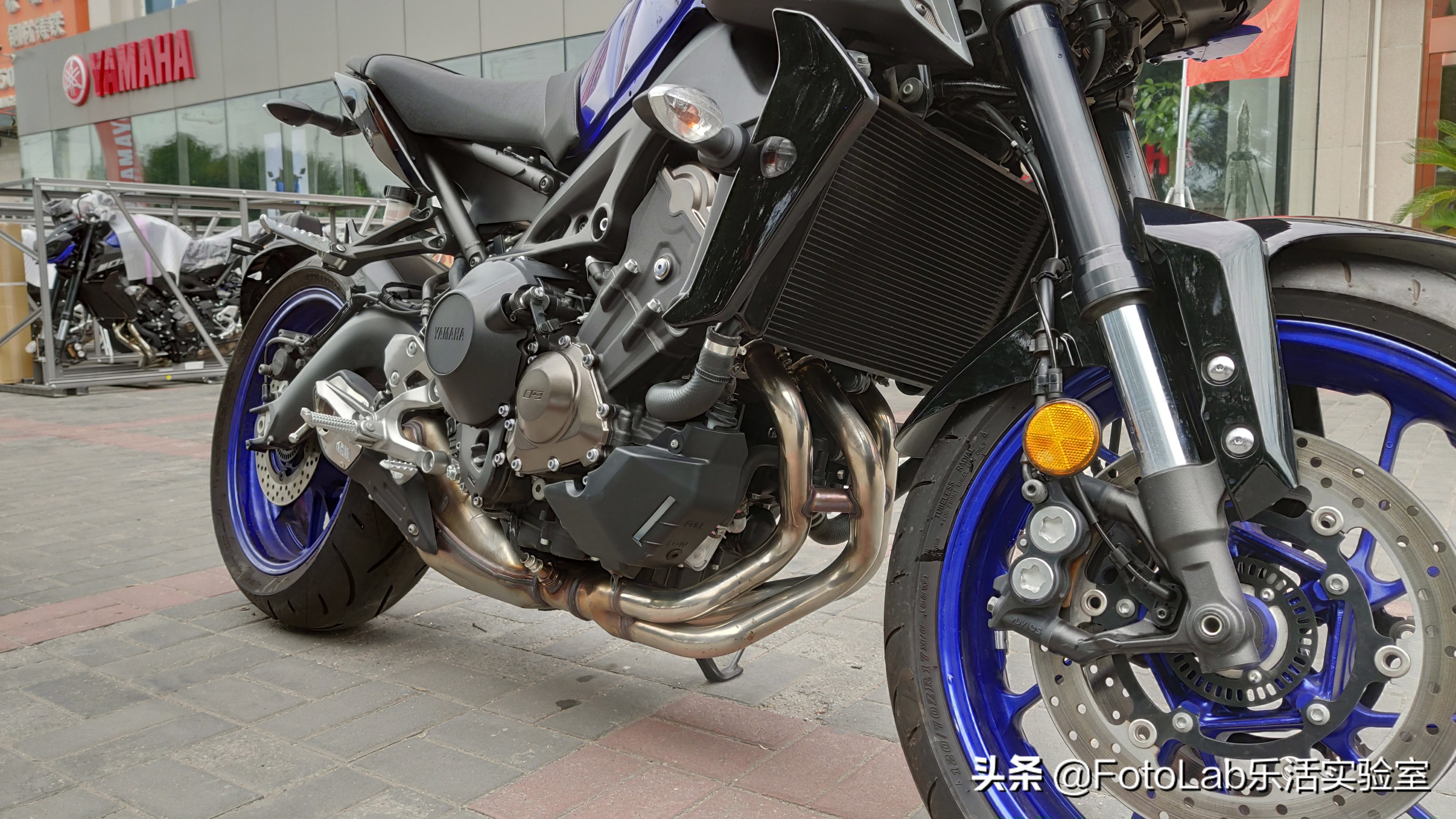 雅马哈扭力大师mt09新版,无马力限制雅马哈mt09极速测试