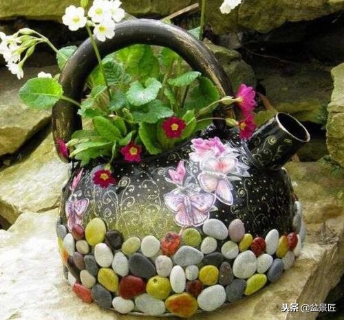 巧妙旧物改造塑料瓶变身手工花盆,旧物利用变废为宝制作花盆