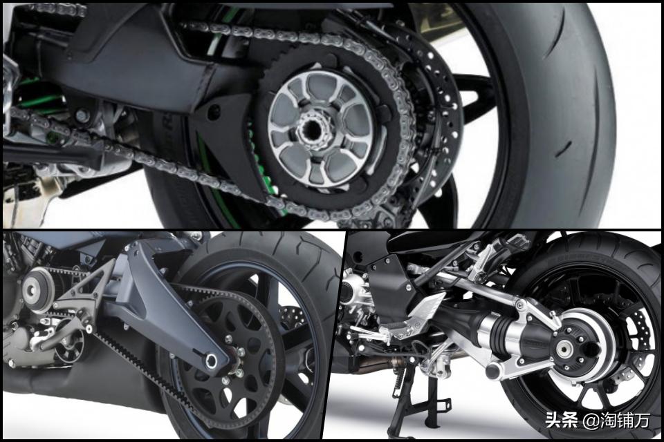 摩托车知识：链条/皮带/传动轴三种传动形式的优缺点