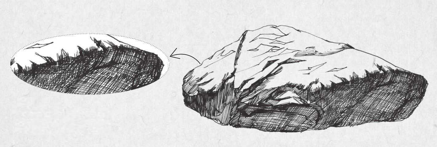 八种石头画法,石头画法步骤视频教程