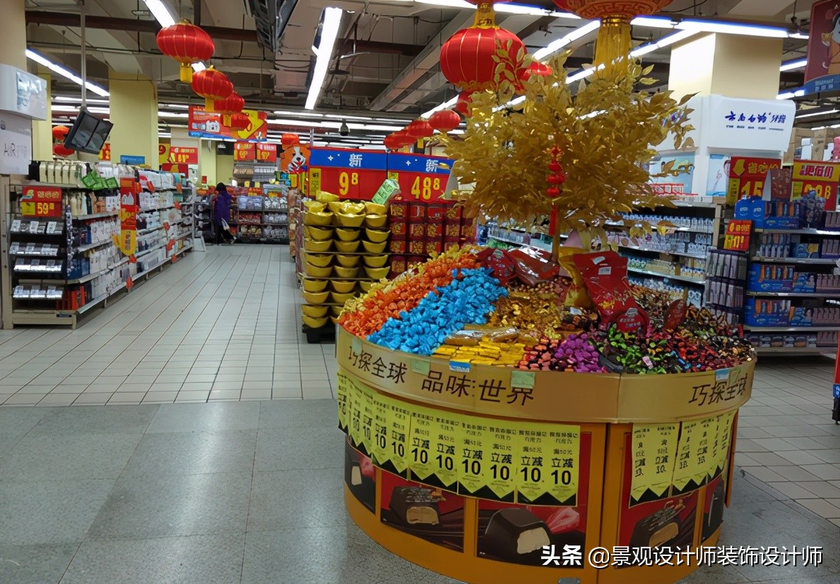 商场店铺设计案例图纸,超市设计图解大全