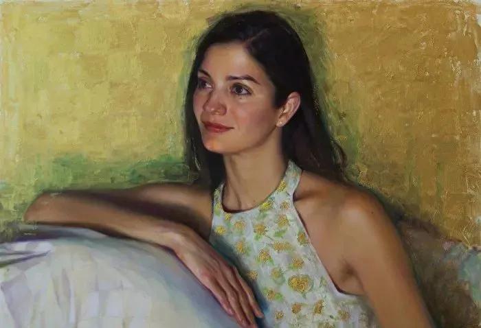 半成品看上去也如此精彩：美国画家路易斯的肖像作品