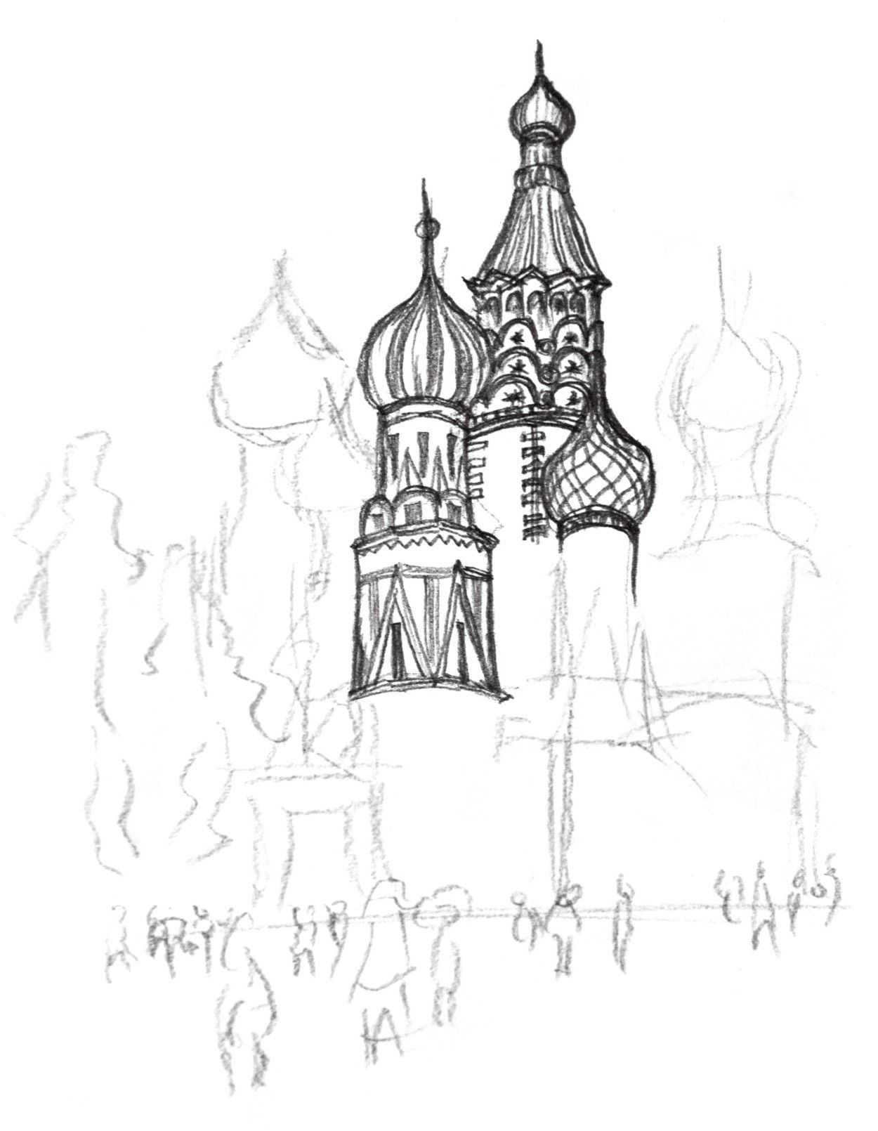 零基础风景速写教程,速写画风景初学者