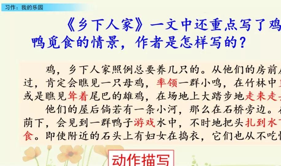 部编版四下习作我的乐园教材分析,我的乐园作文四年级400字范文院子