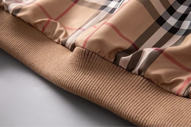 巴宝莉牌女款青果领皮衣的图片,巴宝莉经典款男士休闲皮衣