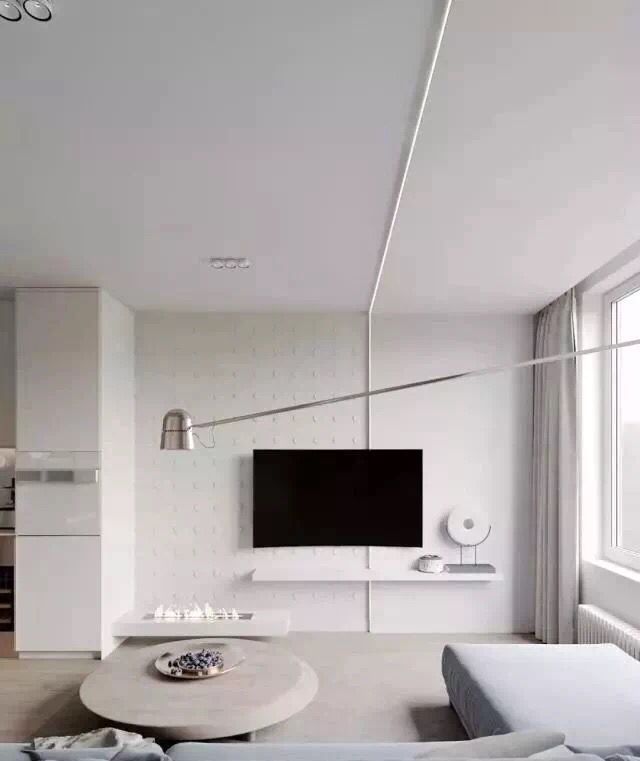 房间大面积白怎么显得高级,白色的家居布局