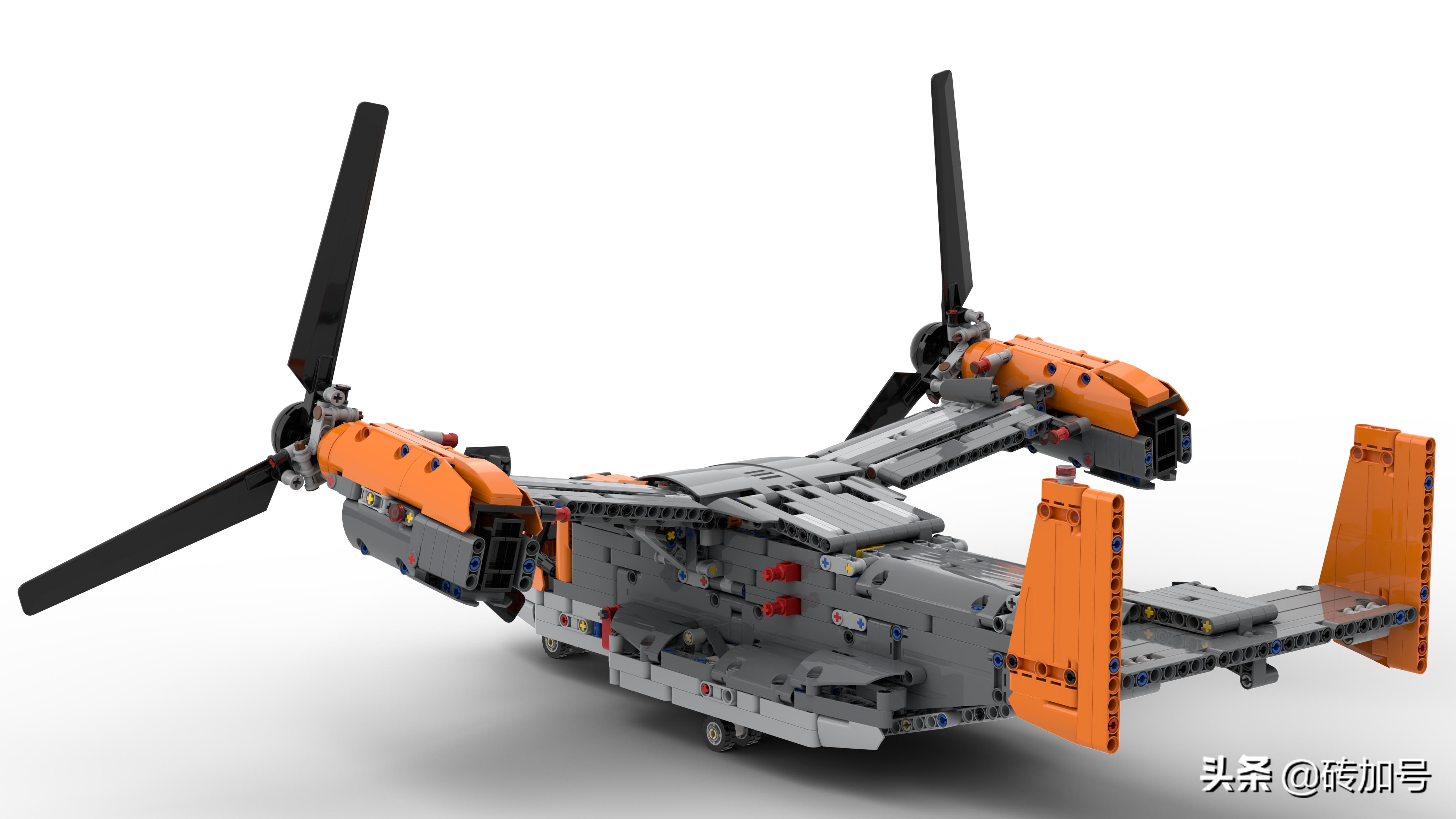 乐高双鹰61054测评,乐高42113鱼鹰运输机