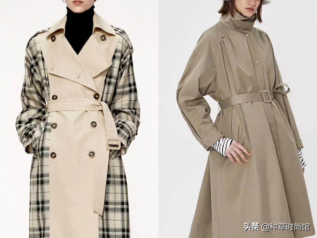 秋天风衣就选这样的,今秋流行的风衣款式