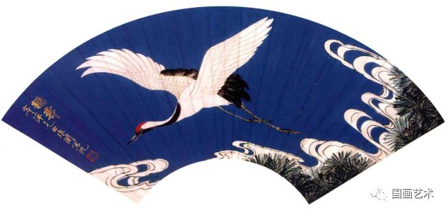 松鹤延年比较有名的图画,写意松鹤图看一下