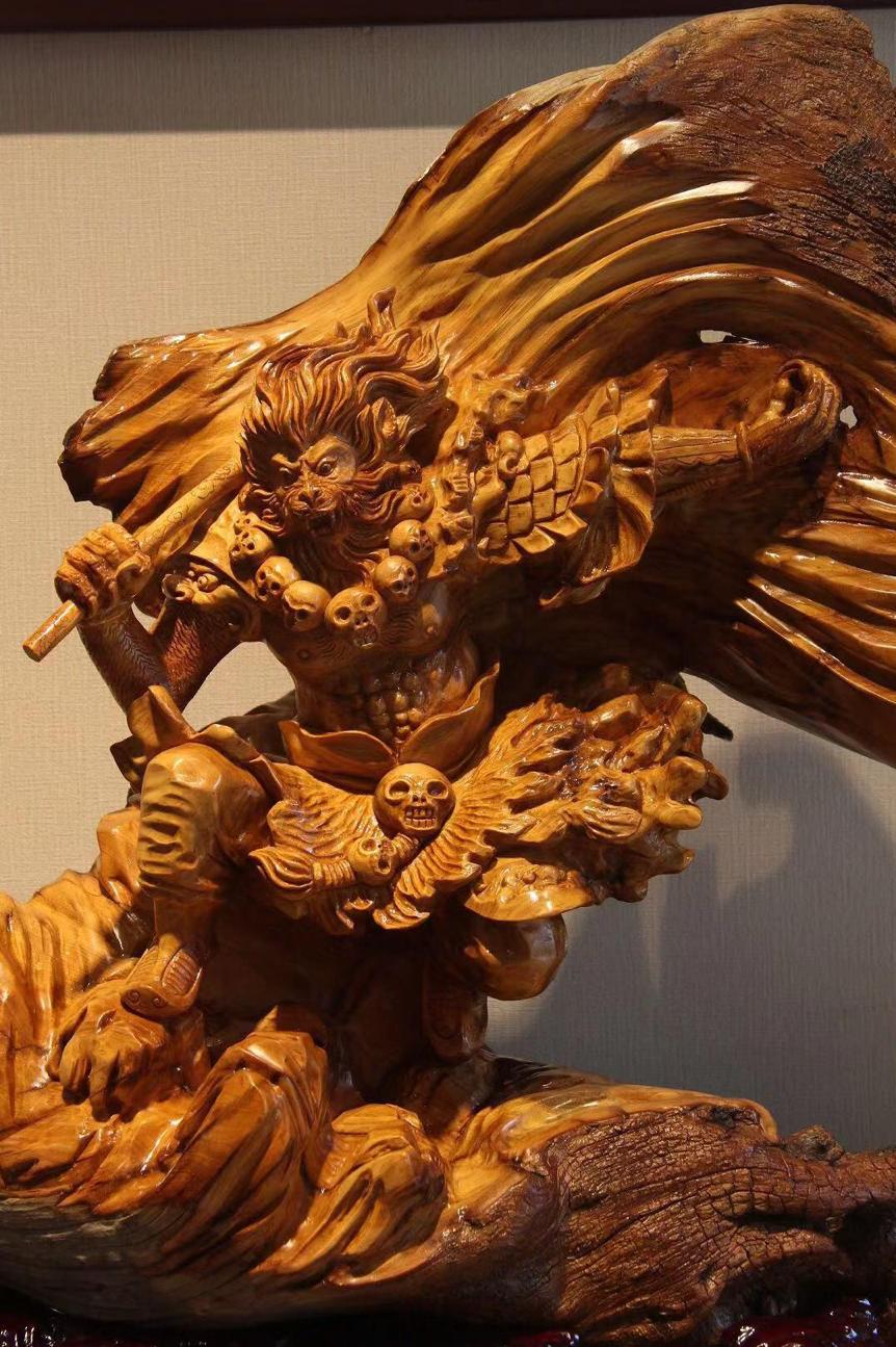 大量直销太行老料崖柏瘤疤木雕,北太行易县崖柏木雕