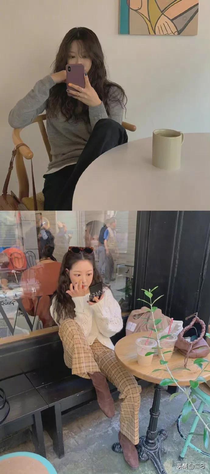 欧尼韩系穿搭,欧尼毛衣怎么搭配