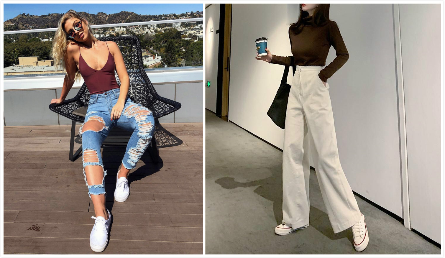 高帮帆布鞋经典款和复古款,经典不过时的潮流单品高帮帆布鞋