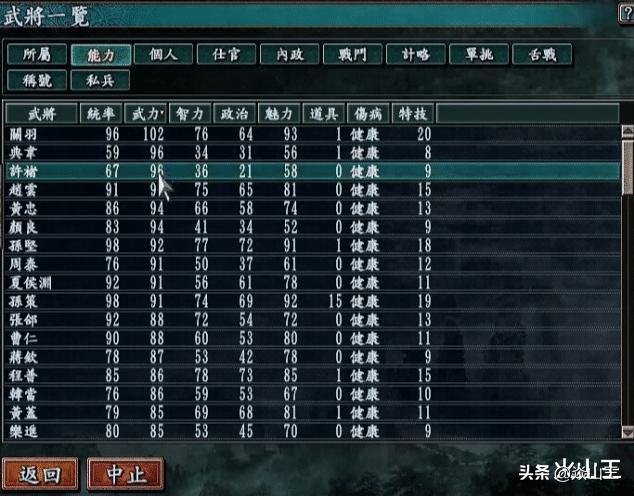 三国志十对战,三国志10张任属性