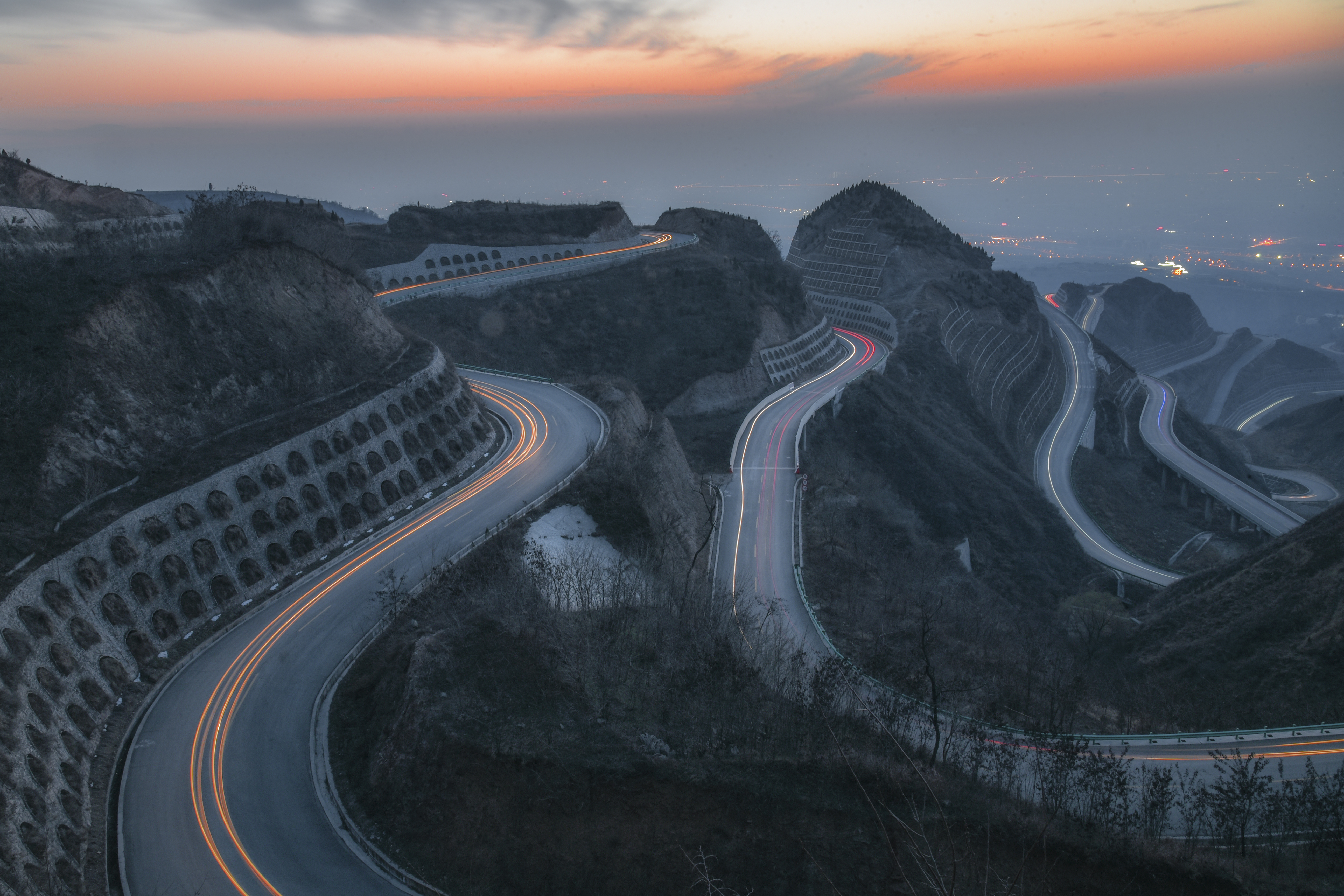 西安市区最漂亮的公路,西安最美盘山公路骊山公路