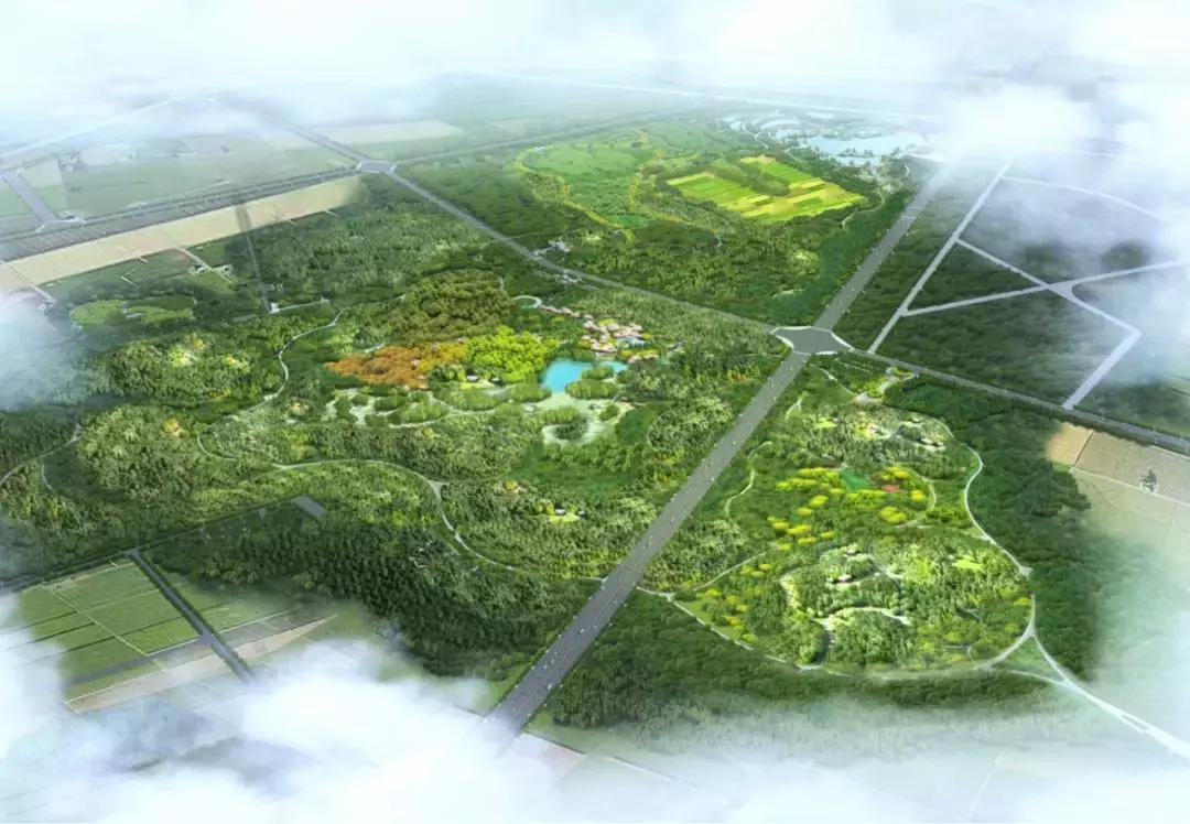 国家新建立的生态公园,占地四千亩的公园