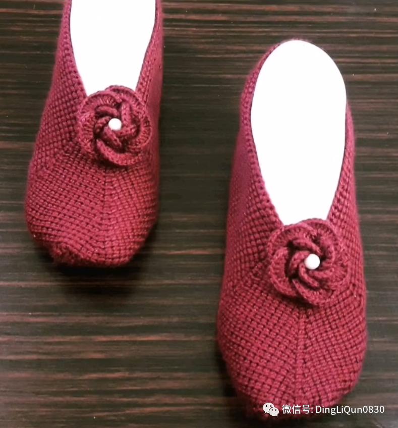 波西米亚风手工编织鞋子,针织作品50款