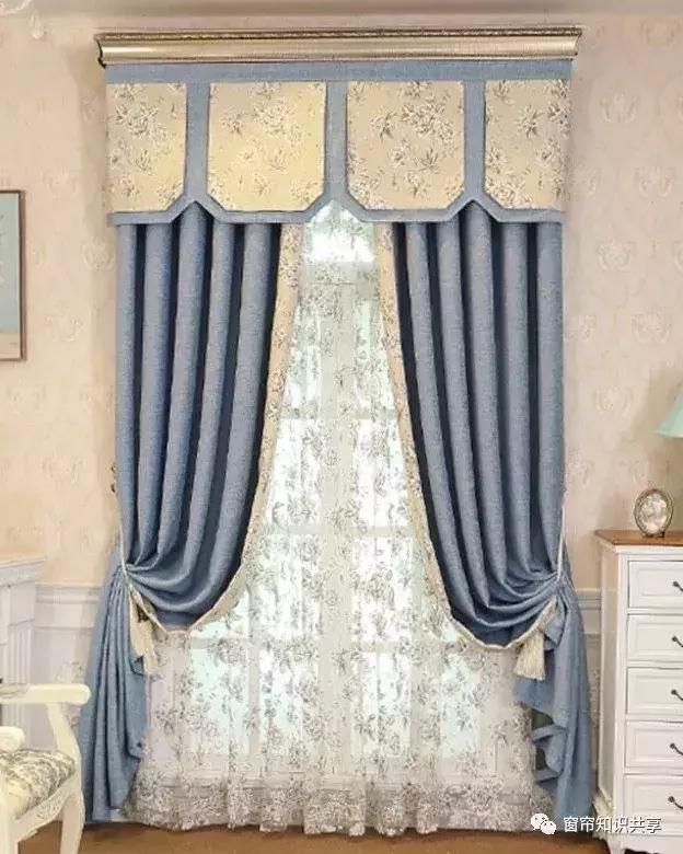 新中式25公分的帘头造型,新中式帘头尺寸