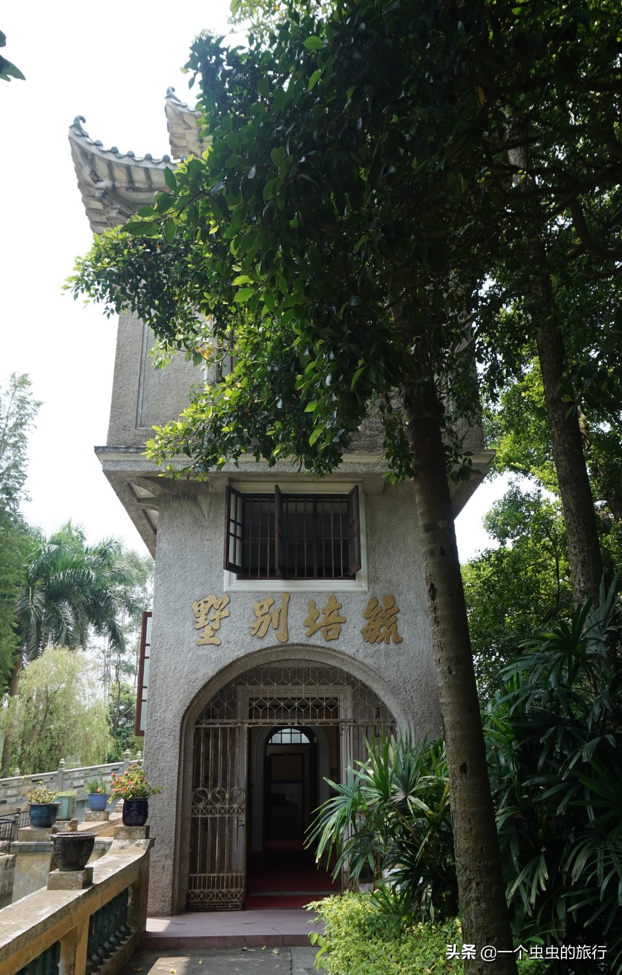 华侨公园全景图,开平立园园林