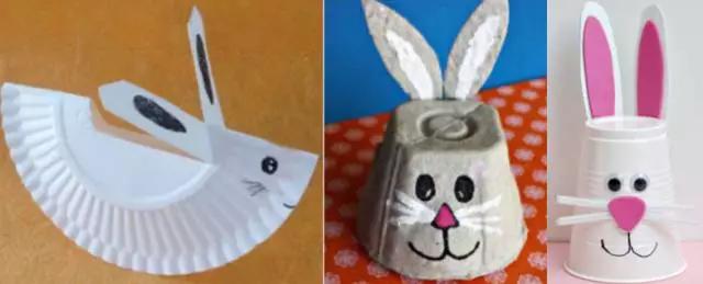 复活节兔子手工外发,复活节兔子彩蛋做手工