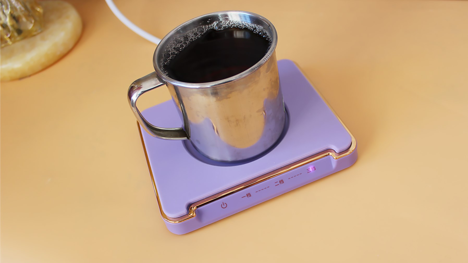 大宇恒温杯垫55度恒温加热很实用,暖胃护胃神器电加热