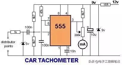 555定时器的应用设计,555定时器构成的应用电路