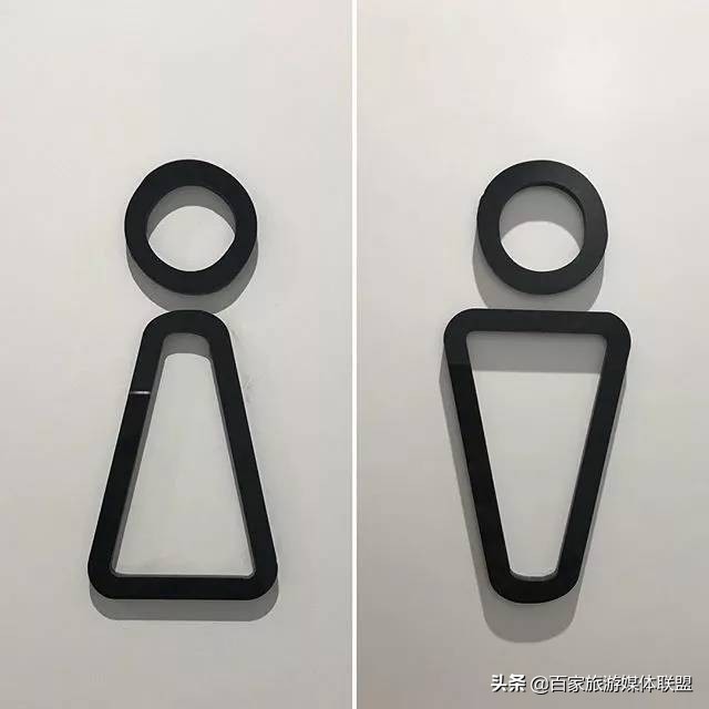 男女厕所的标志照片,男女厕所英文标志图