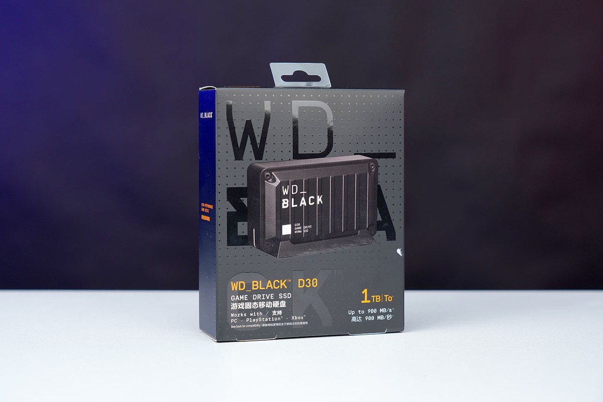 西数游戏移动硬盘d30测评,WDBLACKD30游戏移动固态硬盘